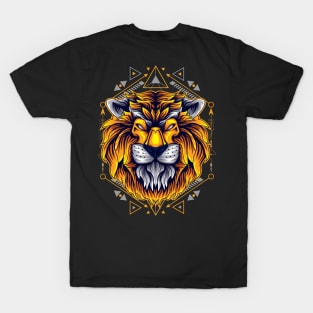 lion face head portrait T-Shirt